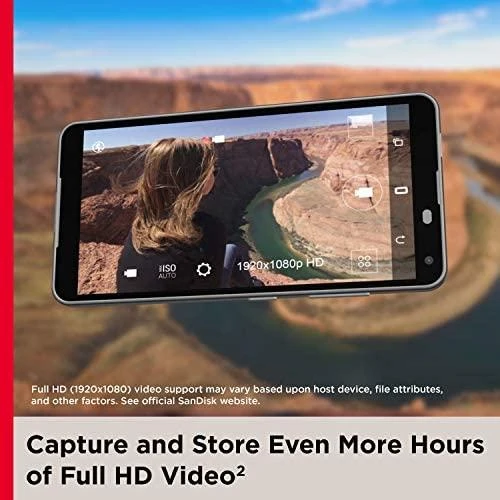 SanDisk atminties kortelė Full HD video įrašymui
