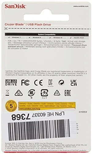 USB laikmena Sandisk Cruzer Blade 128 GB