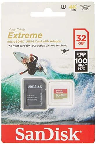Atminties kortelė SanDisk Extreme Micro SD 32Gb