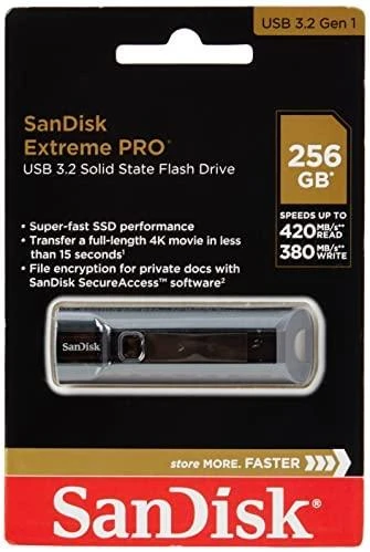 USB laikmena SanDisk Extreme Pro, 256GB