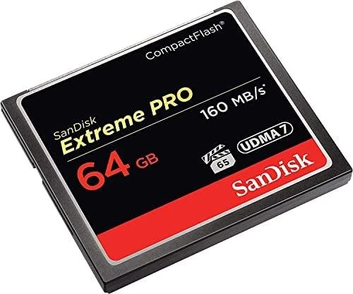 Atminties kortelė SanDisk Extreme Pro CF 160MB/s 64GB VPG 65, UDMA 7; EAN: 619659102463