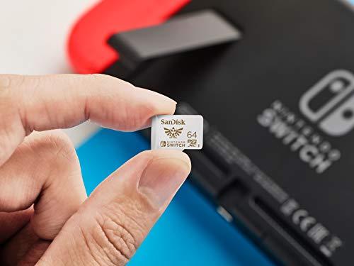Atminties kortelė SANDISK NINTENDO SWITCH Micro SDXC 64 GB 100/60 MB/s V30 UHS-I U3