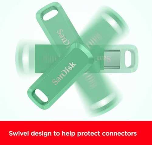 „SanDisk Ultra Dual Drive Go USB Type-C“, „Absinthe Žalias“, pasaulinis, EAN: 619659213367