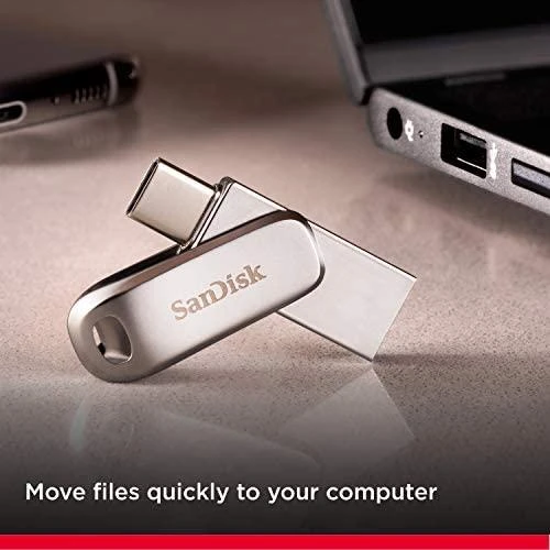 USB laikmena SanDisk Ultra Dual Drive Luxe USB Type-C, 128 GB