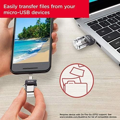 USB laikmena SanDisk Ultra Dual Drive 128GB