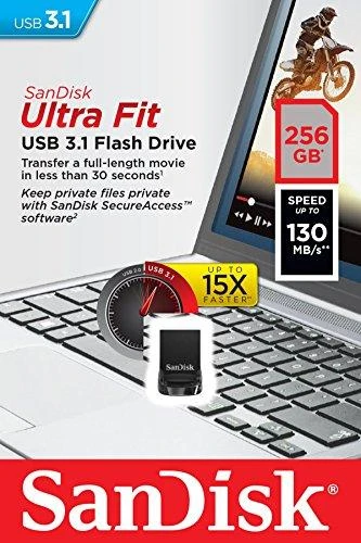 USB laikmena Sandisk Ultra Fit 256GB USB 3.1