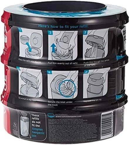 TOMMEE TIPPEE kasetės sauskelnių konteineriui Sangenic Twist Refil, 3vnt., 85100702