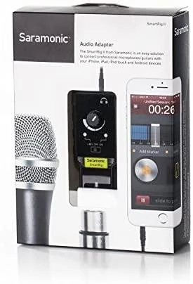 Garso Adapteris - Saramonic SmartRig II XLR/Jack Įėjimas su Phantom Maitinimu