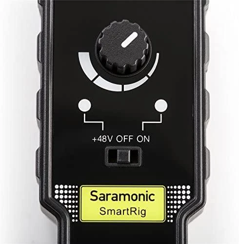 Garso Adapteris - Saramonic SmartRig II XLR/Jack Įėjimas su Phantom Maitinimu