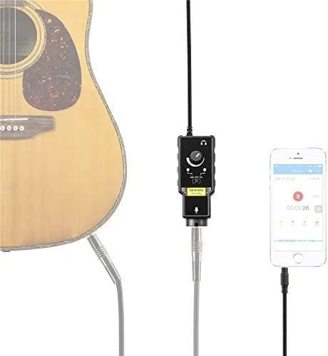 Garso Adapteris - Saramonic SmartRig II XLR/Jack Įėjimas su Phantom Maitinimu