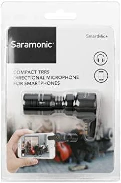 Mikrofonas - Saramonic SmartMic+ 75Hz-20KHz, 75dB SPL, TRRS