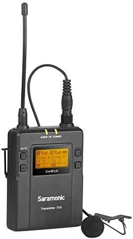 Saramonic siųstuvas su TX9 mikrofonu UwMic9 belaidei garso sistemai