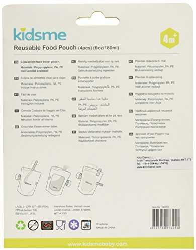 KIDSME maisto paketėlis, 4 vnt