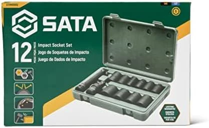 SATA 1/2 "IMPACT SOCET RINKINYS 12 vnt.