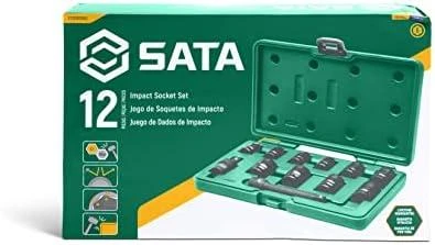 SATA 1/2 "IMPACT SOCET RINKINYS 12 vnt.