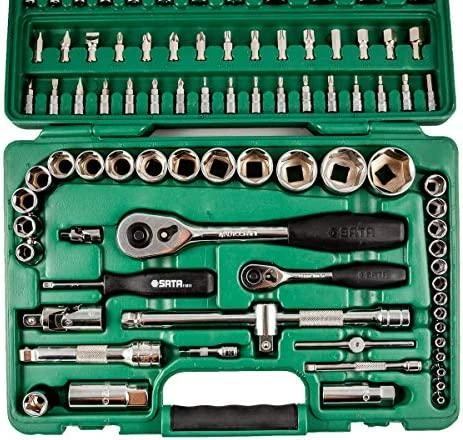 SATA. Rinkinys KLUCZY 88el 1/2" / 1/4"