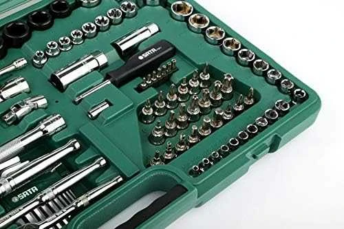 SATA Rinkinys KLUCZY 150el 1/4" 3/8" 1/2"WALIZKA
