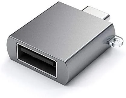 Adapteris USB Satechi USB-A - USB-C Sidabrinė (ST-TCUAM)