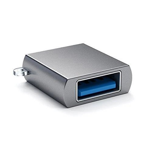 Adapteris USB Satechi USB-A - USB-C Sidabrinė (ST-TCUAM)