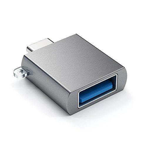 Adapteris USB Satechi USB-A - USB-C Sidabrinė (ST-TCUAM)