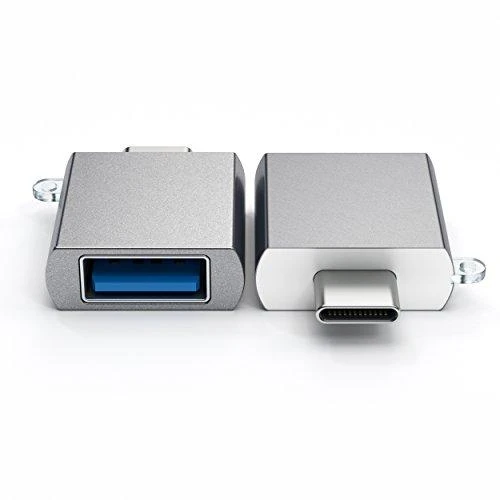 Adapteris USB Satechi USB-A - USB-C Sidabrinė (ST-TCUAM)