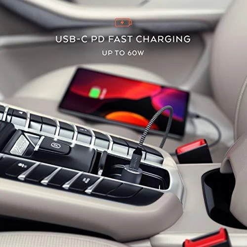 Satechi 72W USB-C 60W PD, USB-A (baterija)