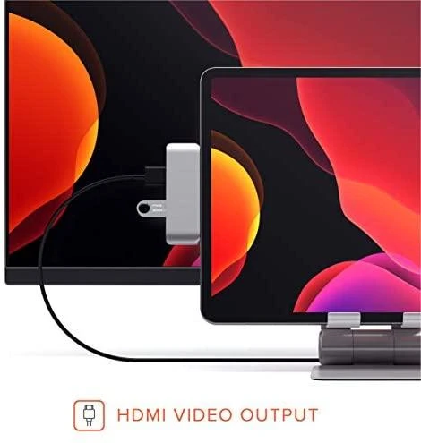 Satechi Mobile Pro Hub HDMI vaizdo perdavimas