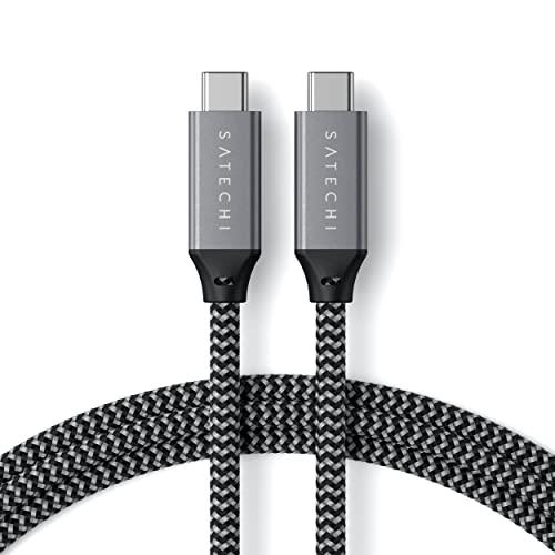 Satechi USB4 100W USB-C – USB-C 80cm (pilka erdvė)