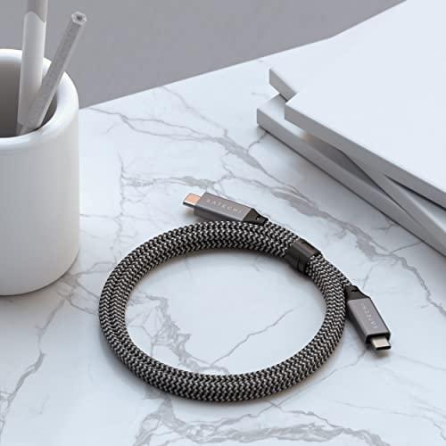 Satechi USB4 100W USB-C – USB-C 80cm (pilka erdvė)
