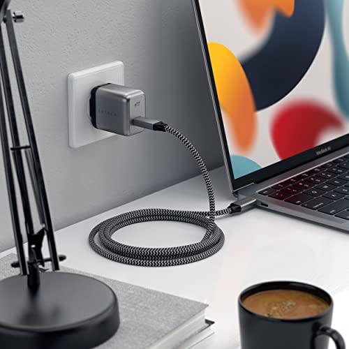 Satechi USB4 100W USB-C – USB-C 80cm (pilka erdvė)