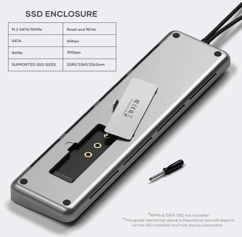 Satechi USB-C dviejų dokų stovas