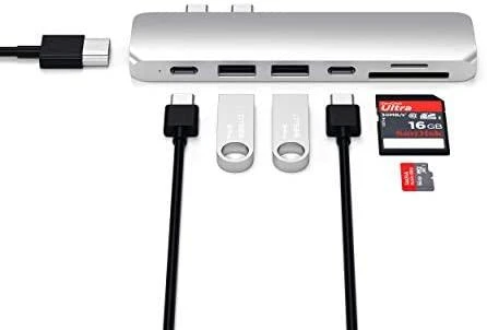 Stotis / replikatorius Satechi Pro Hub USB- C (ST- CMBPS)