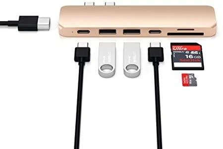 Apple Satechi USB-C 7 Multiport Kosminė pilka adapteris
