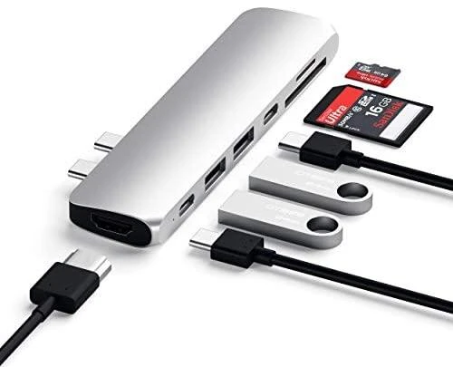 Stotis / replikatorius Satechi Pro Hub USB- C (ST- CMBPS)