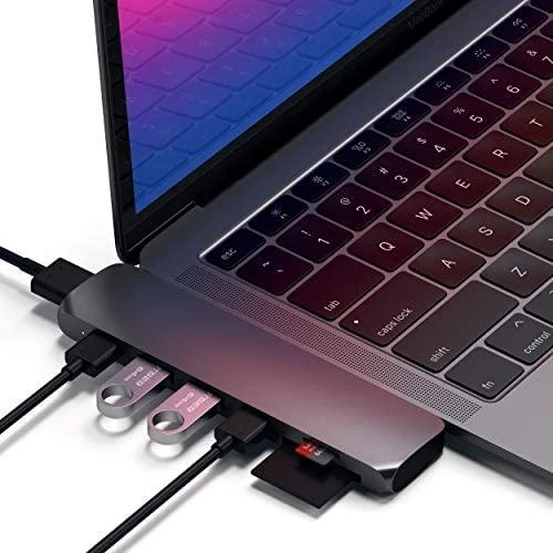 Apple Satechi USB-C 7 Multiport Kosminė pilka adapteris
