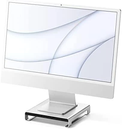 Laikiklis Satechi Aliuminio do iMac USB-C (USB-C, 3x USB-A, czytnik kart micro/SD, jack port) (sidabrinė)