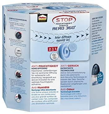 Sausintuvas Pattex Pattex Luftentfeuchter Nachfüll Tabs für Aero 360 2x450g