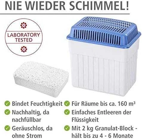 Drėgmės sugėriklis, oro sausintuvas + kasetė 2kg, WENKO