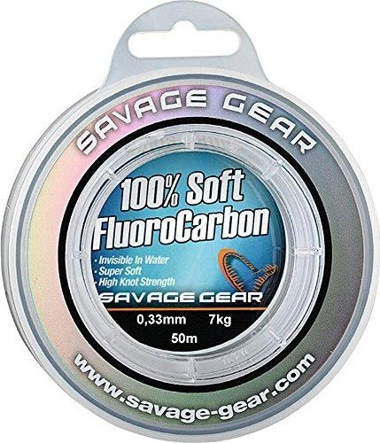 Savage Gear Fluorokarboninis Valas SG Soft 0.81mm 15m 33.0kg