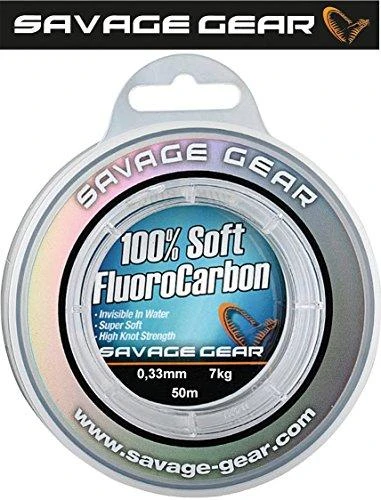 Savage Gear Fluorokarboninis Valas SG Soft 0.81mm 15m 33.0kg