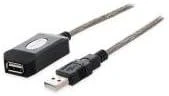 USB Kabelis - Savio 5m Aktyvus Pratęsimas