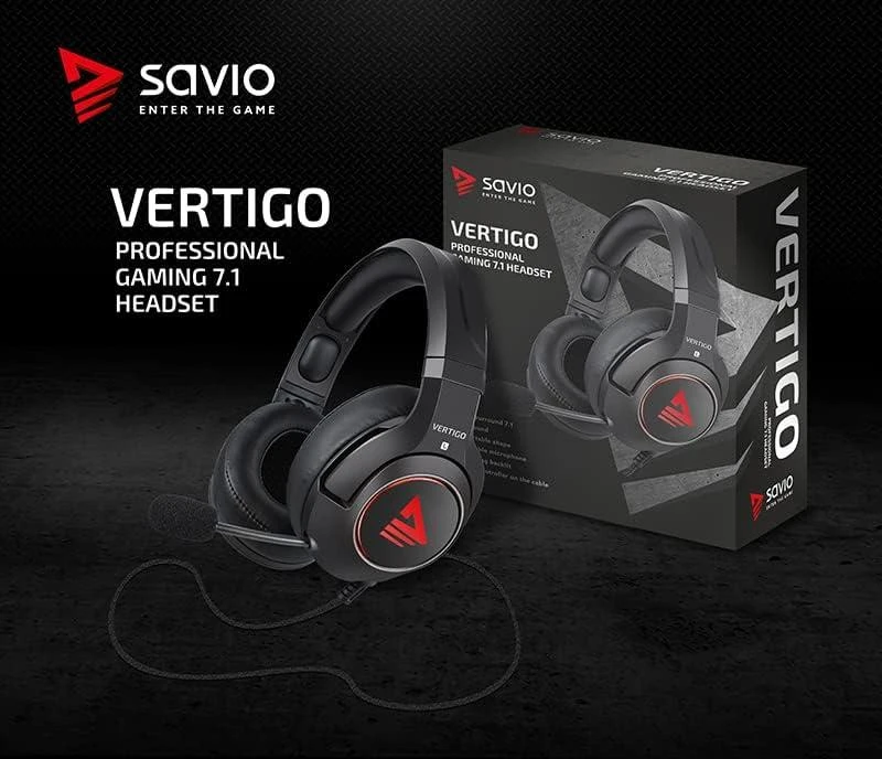 Savio Vertigo ausinės su pakuote