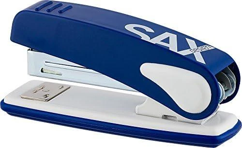 Mėlynas SAX 239 segtuvas su baltais elementais
