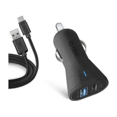 Įkroviklis SBS Mobile 2x USB-A 2.1 A (TEKITCRC2U21AUL)