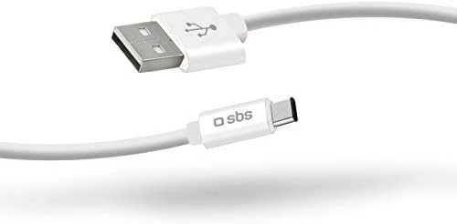 USB 2.0 A kabelis > C tipo SBS 1 m baltas