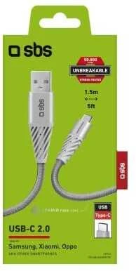 SBS USB – Aramidinio pluošto USB-C laidas