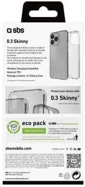 Dėklas Apple iPhone 14 Pro Skinny dangtelis su SBS Transparent