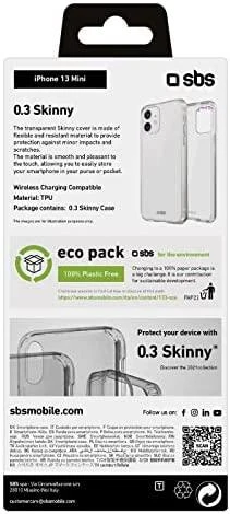 Dėklas Apple iPhone 13 Mini Skinny dangtelis su SBS Transparent