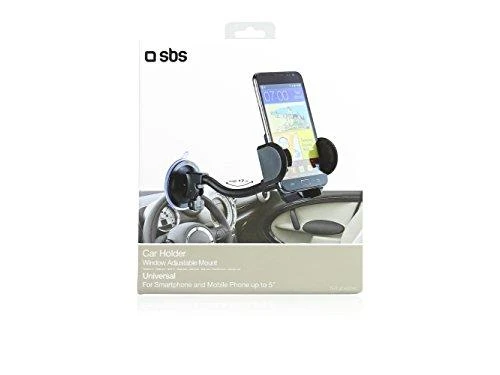 SBS TE0UCH20W Išmanusis telefonas Holder for 6.8" on Glass – juodos spalvos