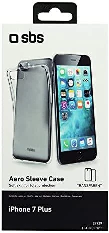 Dėklas „Apple iPhone 7+/8+“ plonas dangtelis su SBS skaidrus